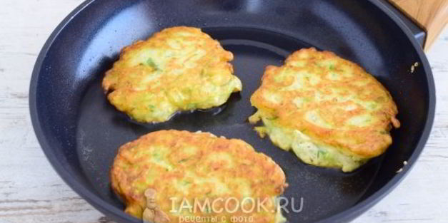 оладьи из кабачков на кефире
