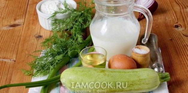 оладьи из кабачков на простокваше