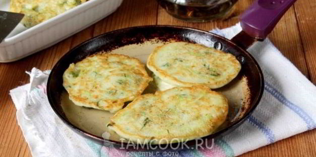 оладьи из кабачков на простокваше