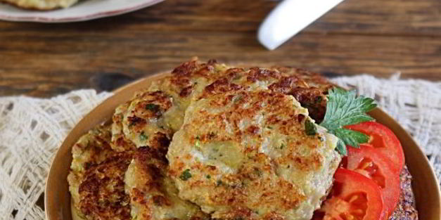 оладьи из кабачков с фаршем