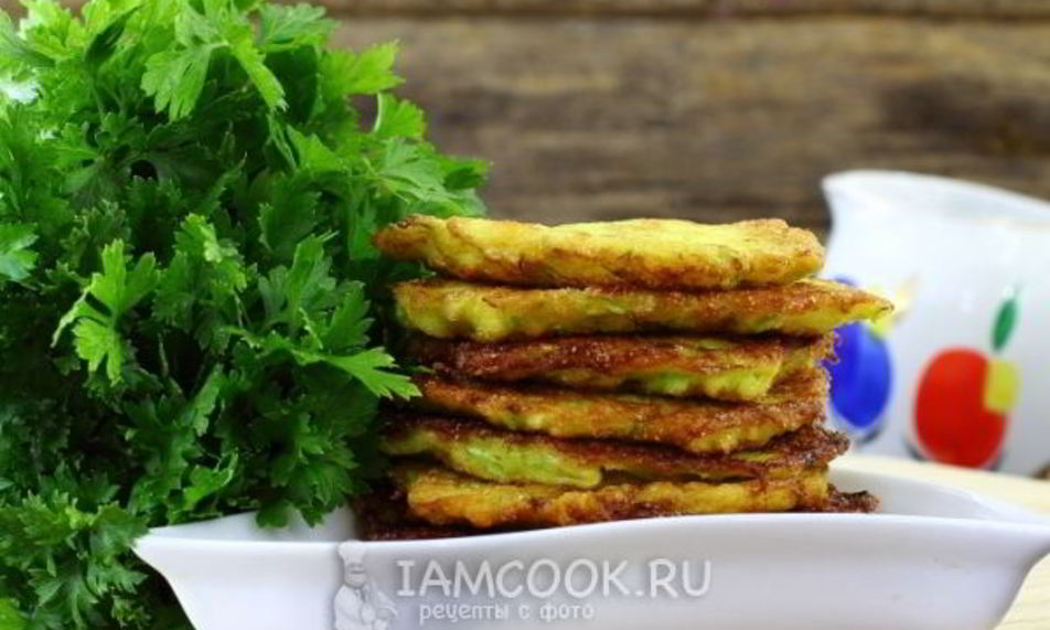 Рецепт оладьи из кабачков с манкой