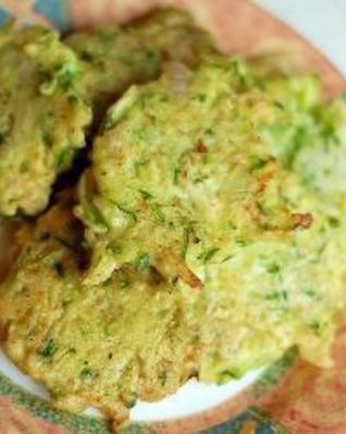 Оладьи из кабачков с творогом