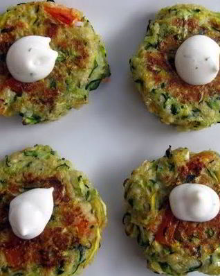 Оладьи из кабачков в духовке