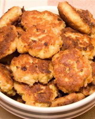 Оладьи из куриных грудок