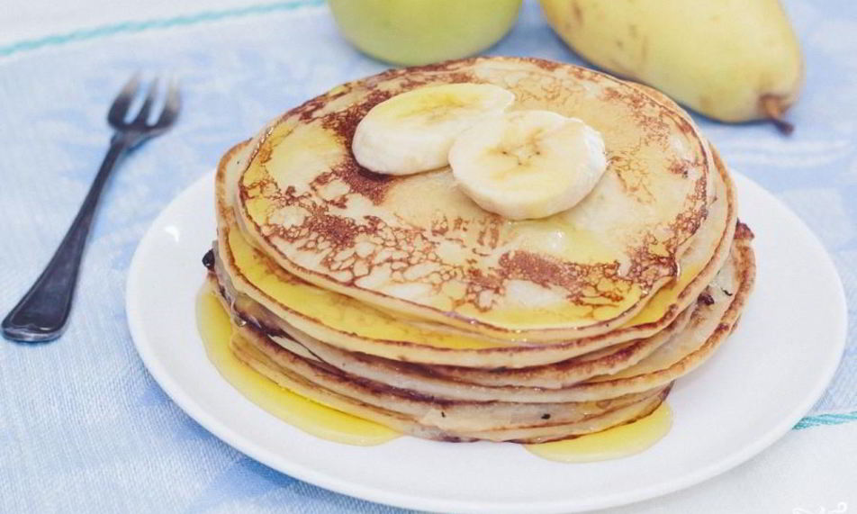 Рецепт оладьи из творога и банана