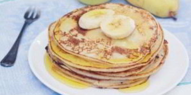 оладьи из творога и банана