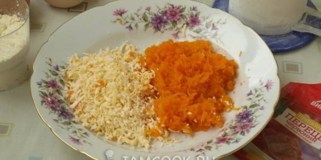 оладьи из тыквы с сыром