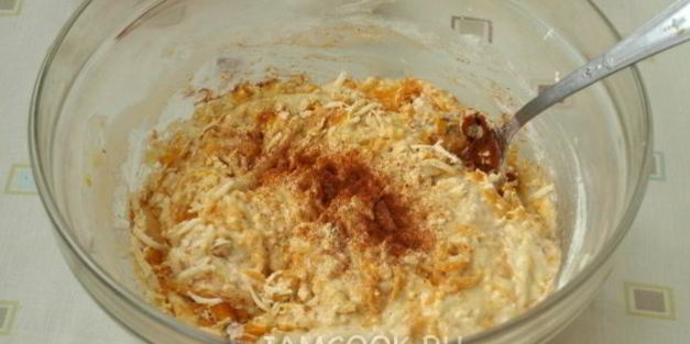 оладьи из тыквы с сыром