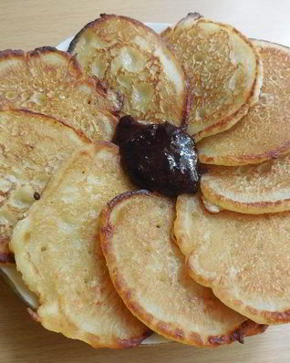 Оладьи классические на дрожжах