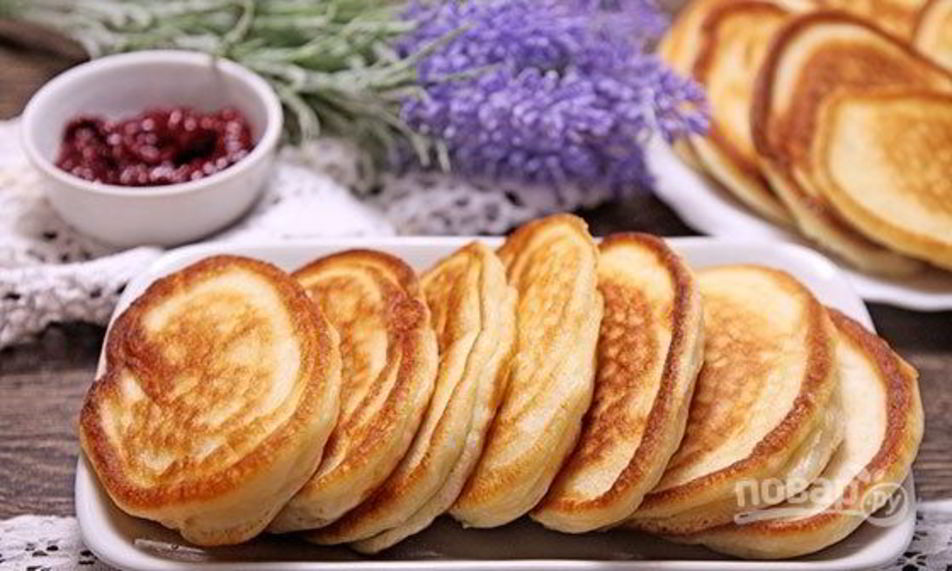 Рецепт оладьи на кефире классические