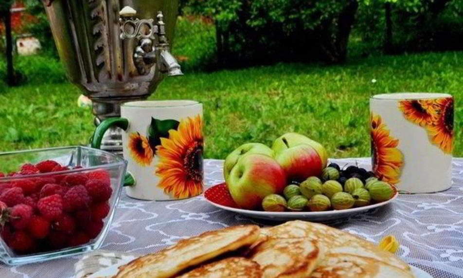 Рецепт оладьи на кефире с яблоками