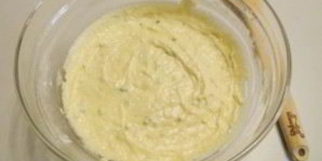 оладьи на кефире с зеленым луком