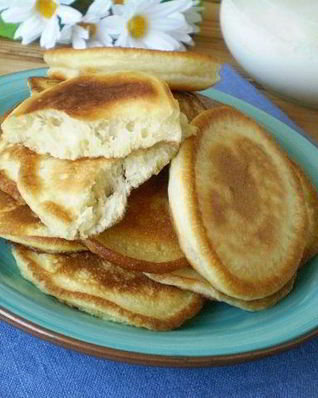 Оладьи на кислом кефире