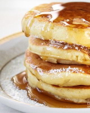 Оладьи на молоке и сметане