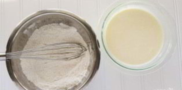 оладьи на молоке и сметане