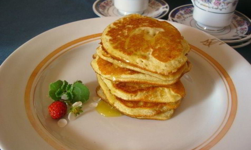 Рецепт оладьи на молоке с корицей