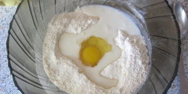 оладьи на молоке с корицей