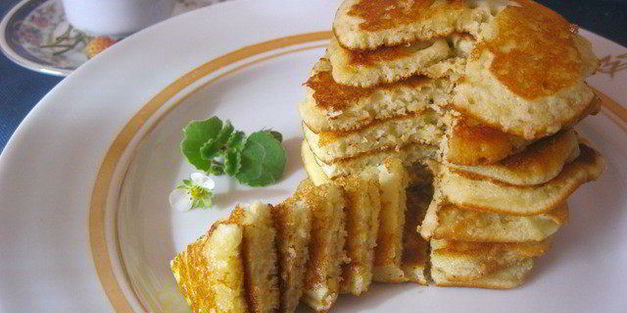 оладьи на молоке с корицей