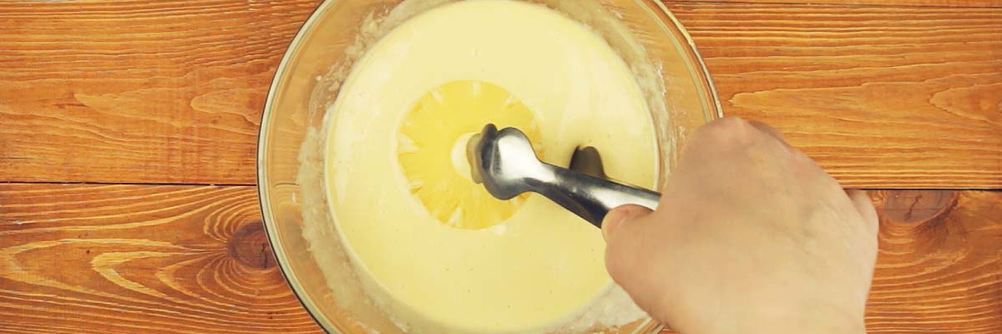 Оладьи с ананасом