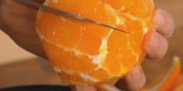 оладьи с апельсиновым соусом и корицей