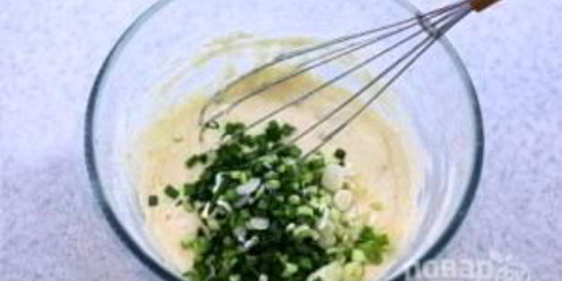 оладьи с луком