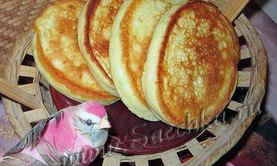 Рецепт оладьи с медом