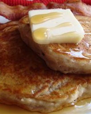 Оладьи с яблочным пюре