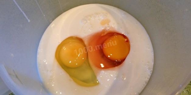 оладьи с яблоками и бананами на кефире