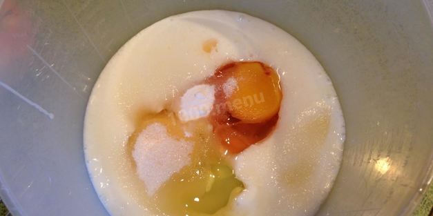 оладьи с яблоками и бананами на кефире