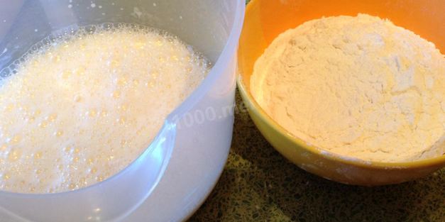 оладьи с яблоками и бананами на кефире