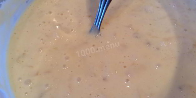 оладьи с яблоками и бананами на кефире