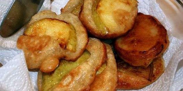 оладьи с яблоками