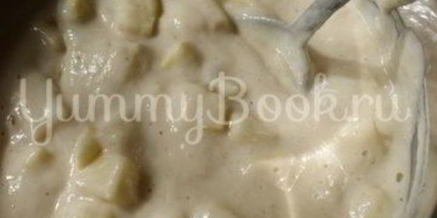 оладьи с яблоком