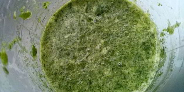 оладьи со шпинатом