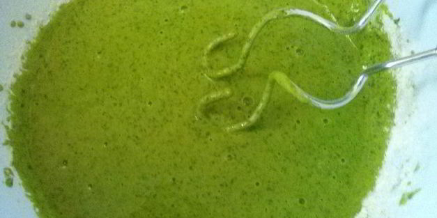 оладьи со шпинатом