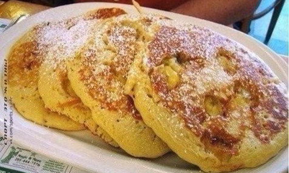 Рецепт овсяные оладьи с бананами