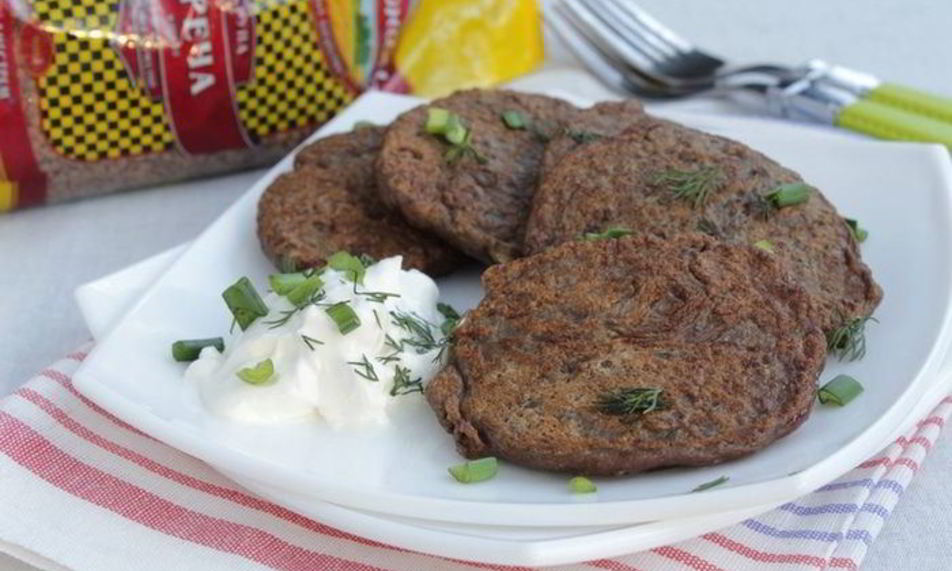 Рецепт печеночные оладьи с гречкой