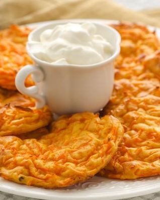 Печеные оладьи из тыквы