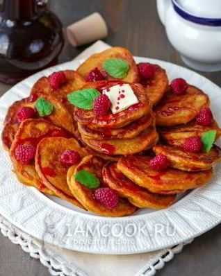 Постные оладьи из тыквы