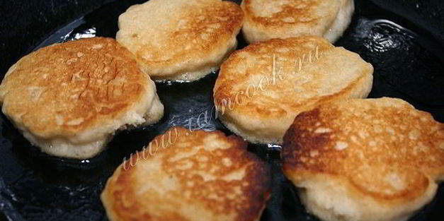 постные оладьи с яблоками