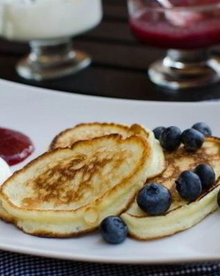 Пышные оладьи на молоке без дрожжей