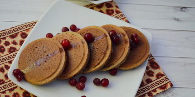 шоколадные оладьи