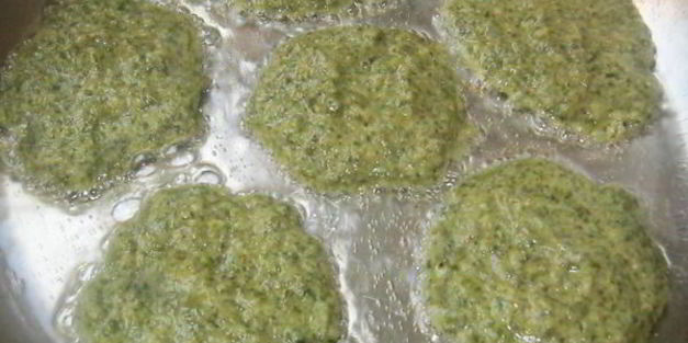 силка — оладьи из свекольной ботвы