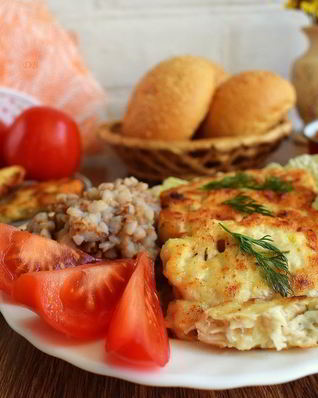 Сочные куриные оладушки