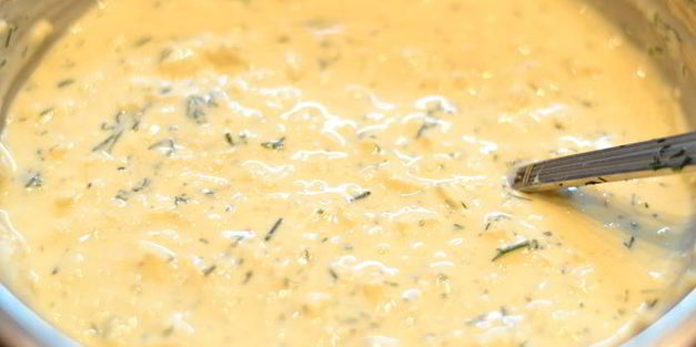 сырные оладушки