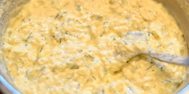 сырные оладушки