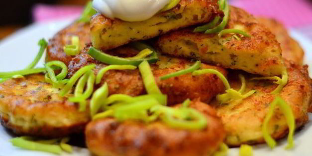 сырные оладушки