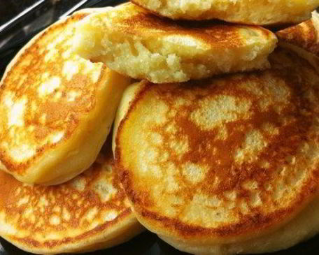 Творожные оладьи на сметане