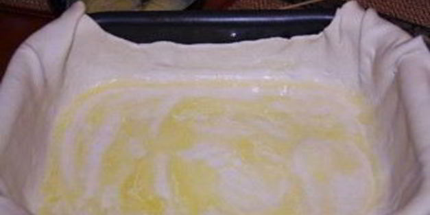 пахлава из слоеного теста