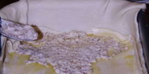 пахлава из слоеного теста